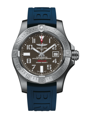 replica Breitling - A1733110/F563/157S/A20DSA.2 Avenger II Seawolf Stainless Steel / Tungsten Gray / Rubber / Folding watch