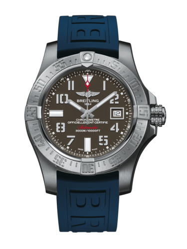 replica Breitling - A1733110/F563/158S/A20SS.1 Avenger II Seawolf Stainless Steel / Tungsten Gray / Rubber / Pin watch