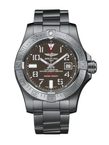 replica Breitling - A1733110/F563/169A Avenger II Seawolf Stainless Steel / Tungsten Gray / Bracelet watch