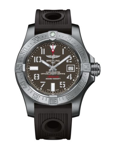 replica Breitling - A1733110/F563/200S/A20DSA.2 Avenger II Seawolf Stainless Steel / Tungsten Gray / Rubber / Folding watch - Click Image to Close