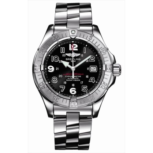 Fake breitling watch - A1736006.B909 Superocean Arrow Hand / Black / Bracelet