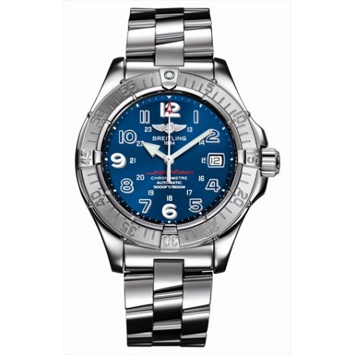 Fake breitling watch - A1736006.C759 Superocean Arrow Hand / Blue / Bracelet