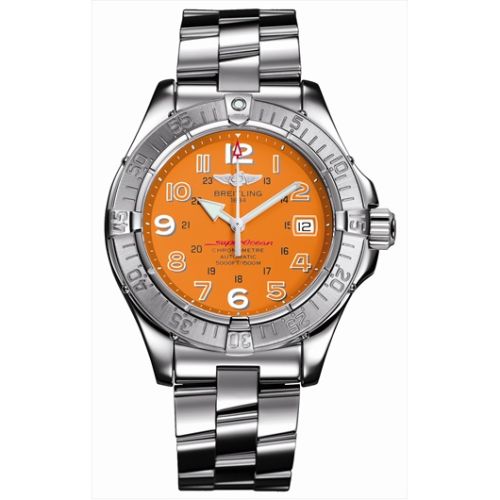 Fake breitling watch - A1736006.O506 Superocean Arrow Hand / Orange / Bracelet
