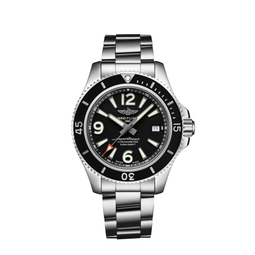 Fake breitling watch - A17366021B1A1 Superocean 42 Stainless Steel / Black / Bracelet