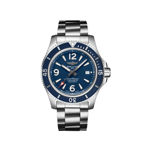 Fake breitling watch - A17367D81C1A1 Superocean 44 Stainless Steel / Blue / Bracelet