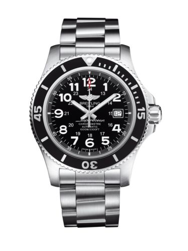 Fake breitling watch - A17392D71B1A1 Superocean II 44 Stainless Steel / Black / Volcano Black / Bracelet