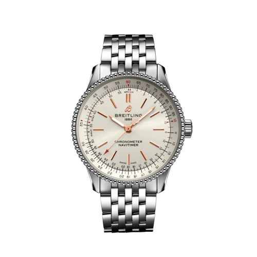 best replica Breitling - A17395F41G1A1 Navitimer 1 35 Automatic Stainless Steel / Silver / Bracelet watch - Click Image to Close