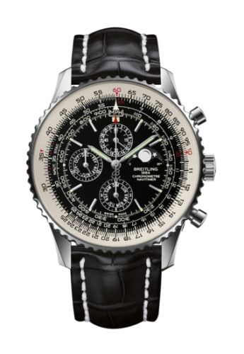 best replica Breitling - A1938021/BD20/760P/A20BA.1 Navitimer 1461 48 Stainless Steel / Black / Croco / Pin watch