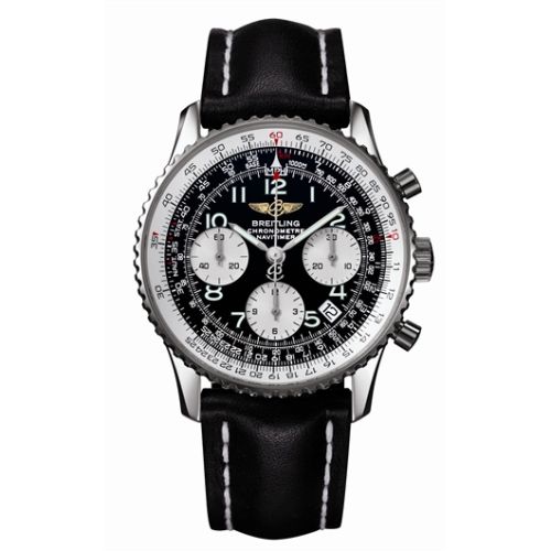 best replica Breitling - A2332212/B637 Navitimer Black Arabic / Calf watch