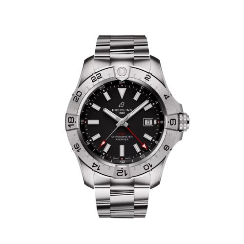 replica Breitling - A32320101B1A1 Avenger Automatic GMT 44 Stainless Steel / Black / Bracelet watch