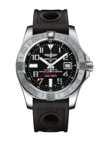 replica Breitling - A3239011/BC34/200S/A20D.2 Avenger II GMT Stainless Steel / Volcano Black / Rubber watch