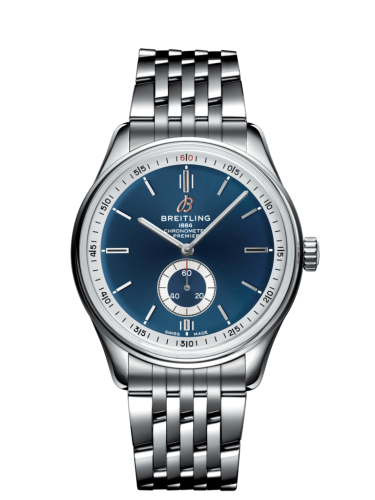 replica Breitling watch - A37340351C1A1 Premier Automatic 40 Stainless Steel / Blue / Bracelet