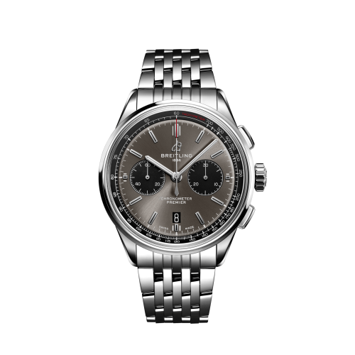 replica Breitling watch - AB0118221B1A1 Premier B01 Chronograph 42 Stainless Steel / Anthracite / Bracelet