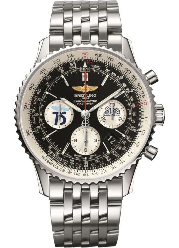 best replica Breitling - AB01208U/BE28/447A Navitimer 01 43 Stainless Steel / Battle of Britain / Bracelet watch - Click Image to Close
