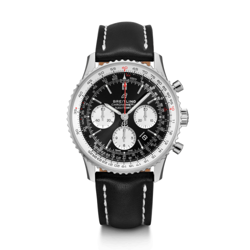 best replica Breitling - AB0121211B1X1 Navitimer 1 B01 Chronograph 43 Stainless Steel / Black / Calf / Pin watch - Click Image to Close