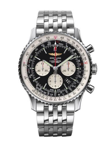best replica Breitling - AB012721/BD09/443A Navitimer 01 46 Stainless Steel / Black / Bracelet watch