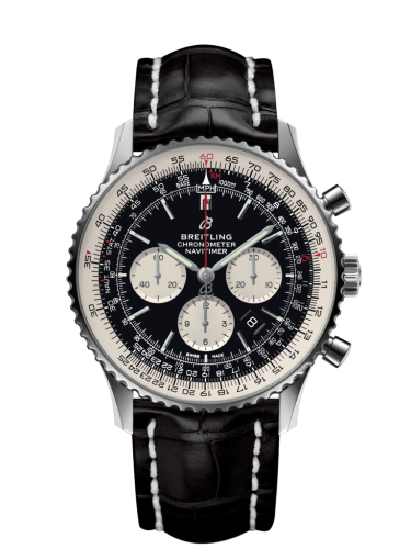 best replica Breitling - AB0127211B1P1 Navitimer 1 B01 Chronograph 46 Stainless Steel / Black / Croco / Pin watch - Click Image to Close