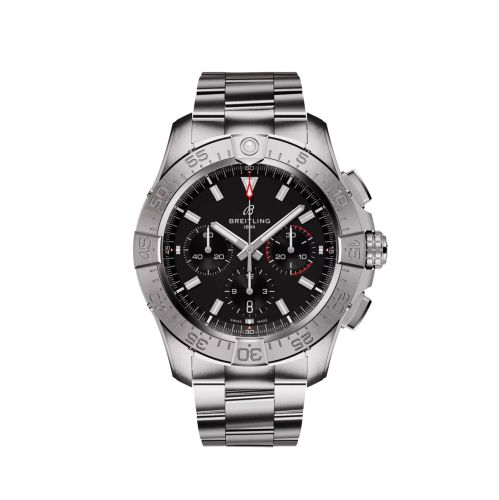 replica Breitling - AB0147101B1A1 Avenger B01 Chronograph 44 Stainless Steel / Black / Bracelet watch