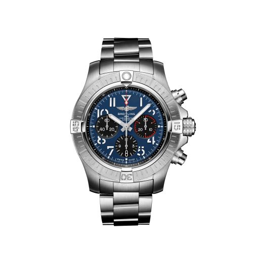 replica Breitling - AB01821A1C1A1 Avenger B01 Chronograph 45 Stainless Steel / Blue / Bracelet watch