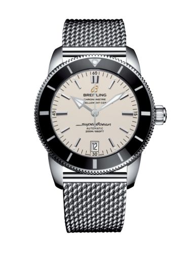 Breitling watch replica - AB201012/G827/154A Superocean Heritage II 42 Stainless Steel / Black / Silver / Bracelet