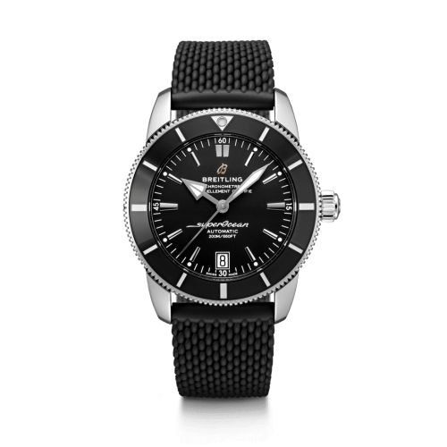 Breitling watch replica - AB2010121B1S1 Superocean Heritage II 42 Stainless Steel / Black / Black / Rubber / Folding