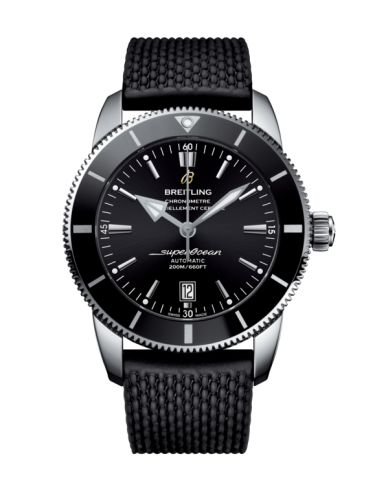 Breitling watch replica - AB2020121B1S1 Superocean Heritage II 46 Stainless Steel / Black / Black / Rubber / Folding - Click Image to Close
