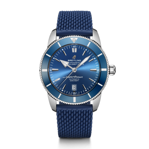 Breitling watch replica - AB2020161C1S1 Superocean Heritage II 46 Stainless Steel / Blue / Blue / Aero Classic