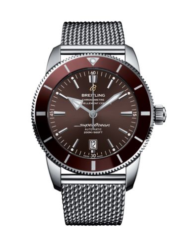 Breitling watch replica - AB202033/Q618/152A Superocean Heritage II 46 Stainless Steel / Bronze / Bronze / Milanese