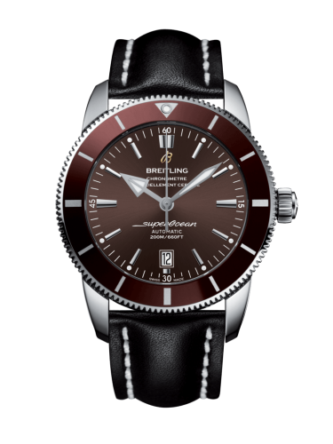 Breitling watch replica - AB202033/Q618/442X/A20D.1 Superocean Heritage II 46 Stainless Steel / Bronze / Bronze / Calf / Folding