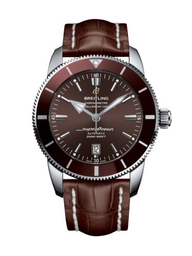 Breitling watch replica - AB202033/Q618/756P/A20BA.1 Superocean Heritage II 46 Stainless Steel / Bronze / Bronze / Croco / Pin