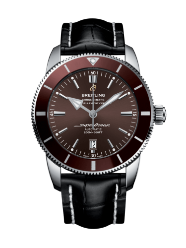 Breitling watch replica - AB202033/Q618/760P/A20BA.1 Superocean Heritage II 46 Stainless Steel / Bronze / Bronze / Croco / Pin