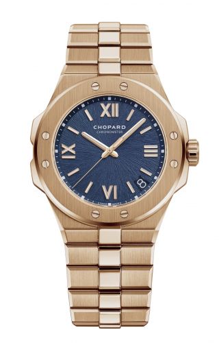 replica Chopard - 295363-5001 Alpine Eagle 41 Rose Gold / Blue watch