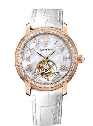 replica Audemars Piguet - 26084OR.ZZ.D016CR.01 Jules Audemars Tourbillon Pink Gold / Diamond / MOP watch