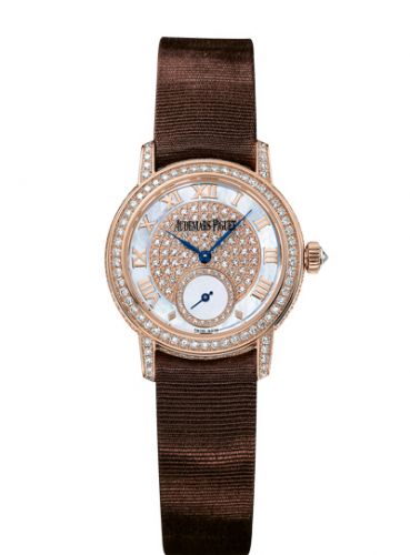 replica Audemars Piguet - 77229OR.ZZ.A082MR.01 Jules Audemars Small Seconds Pink Gold / Diamond / MOP watch