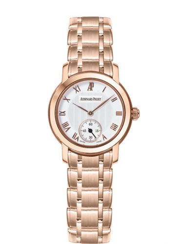 replica Audemars Piguet - 79386OR.OO.1229OR.01 Jules Audemars Small Seconds Pink Gold / Silver / Bracelet watch