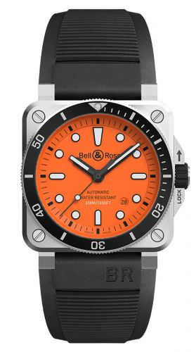 replica Bell & Ross - BR0392-D-O-ST/SRB BR 03-92 Diver Orange watch