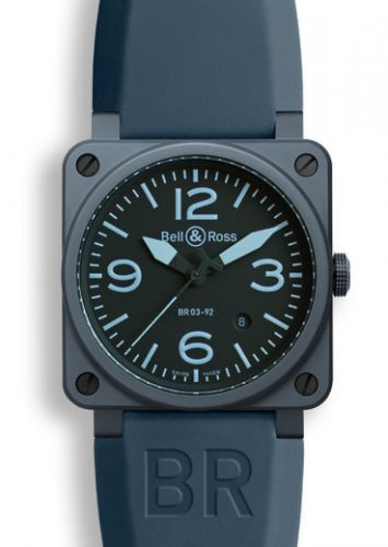 replica Bell & Ross - BR0392CERAMBLUE BR 03 92 Blue Ceramic watch