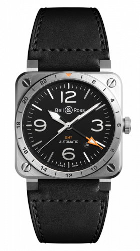 replica Bell & Ross - BR0393-GMT-ST/SCA BR 03 93 GMT watch