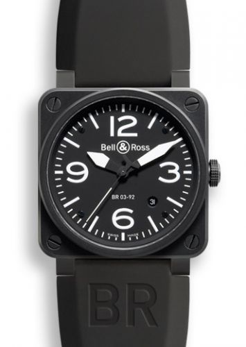 replica Bell & Ross - BR0392BLCA BR 03 92 Carbon watch