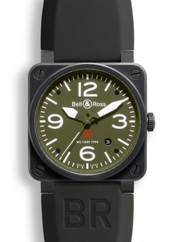 replica Bell & Ross - BR0392MILITARY BR 03 92 Military watch - Click Image to Close