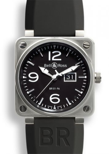 replica Bell & Ross - BR0196BLST BR 01 96 Grande Date watch