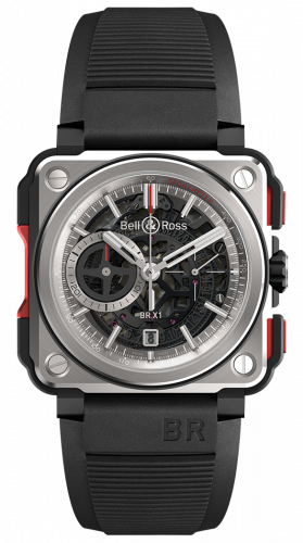 replica Bell & Ross - BRX1-CE-TI-RED BR-X1 Titanium watch