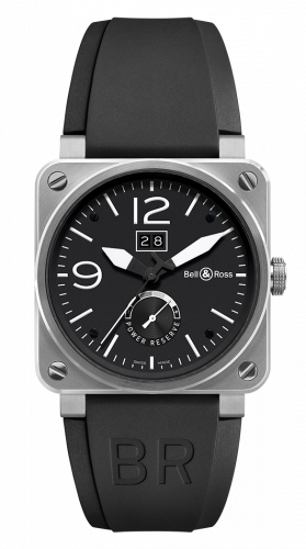 replica Bell & Ross - BR0390BLST BR 03 90 Grande Date & Reserve de Marche watch