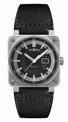replica Bell & Ross - BR0396-SI-ST BR 03 96 Grande Date watch