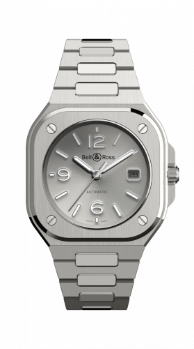 replica Bell & Ross - BR05A-GR-ST/SST BR 05 Stainless Steel / Silver / Bracelet watch