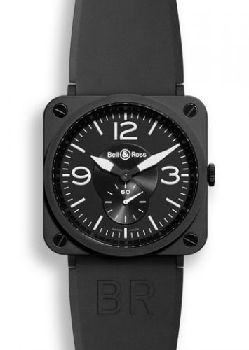 replica Bell & Ross - BRS-BL-CMAT/SRB BR S Matte Black Ceramic watch