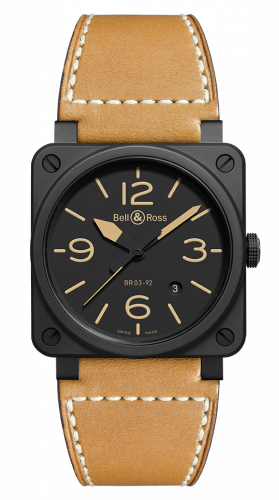 replica Bell & Ross - BR0392-HERITAGE-CE BR 03 92 Heritage Ceramic watch