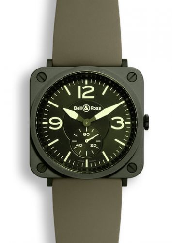 replica Bell & Ross - BRSCERAMMILSRB BR S Military Ceramic watch