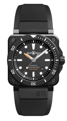 replica Bell & Ross - BR0392-D-BL-CE/SRB BR 03-92 Diver Black Matte watch