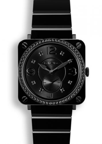 replica Bell & Ross - BRSBLCPHLGDSCE BR S Black Ceramic Phantom Diamonds watch